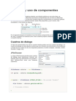 Componentes Dialog Java