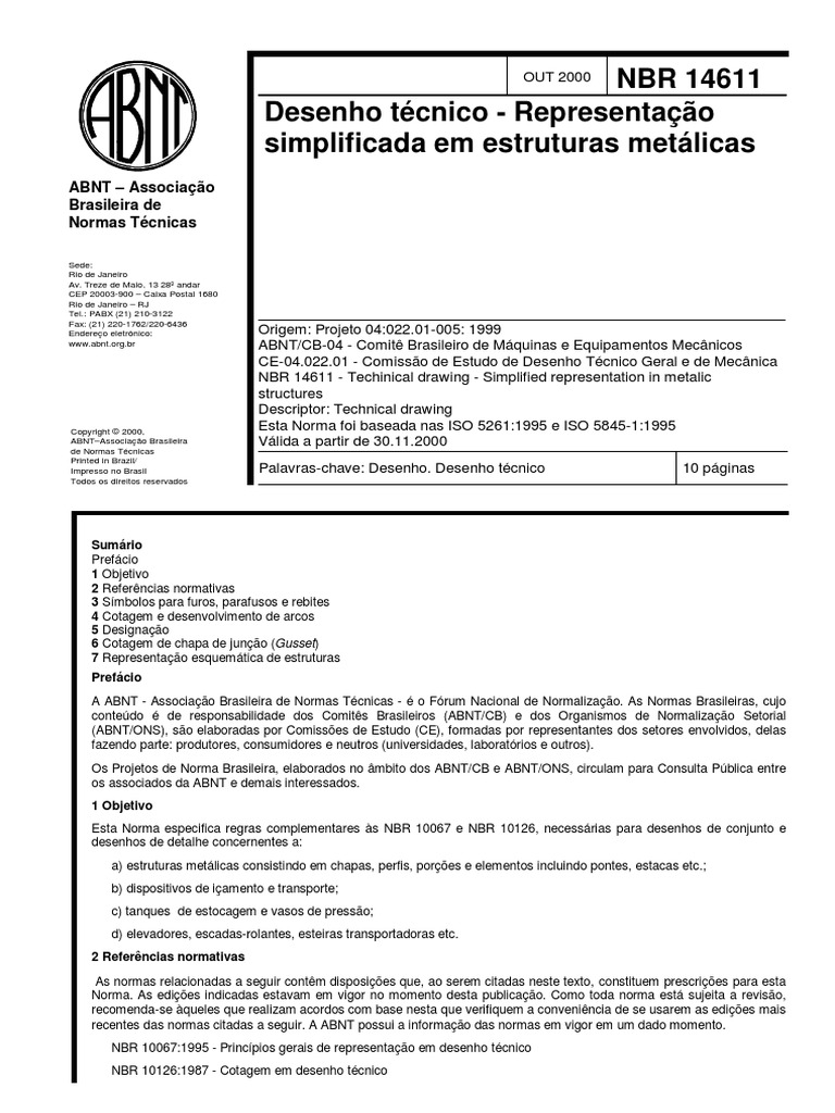 nbr-14611-2000-desenho-t-cnico-representa-o-de-estruturas
