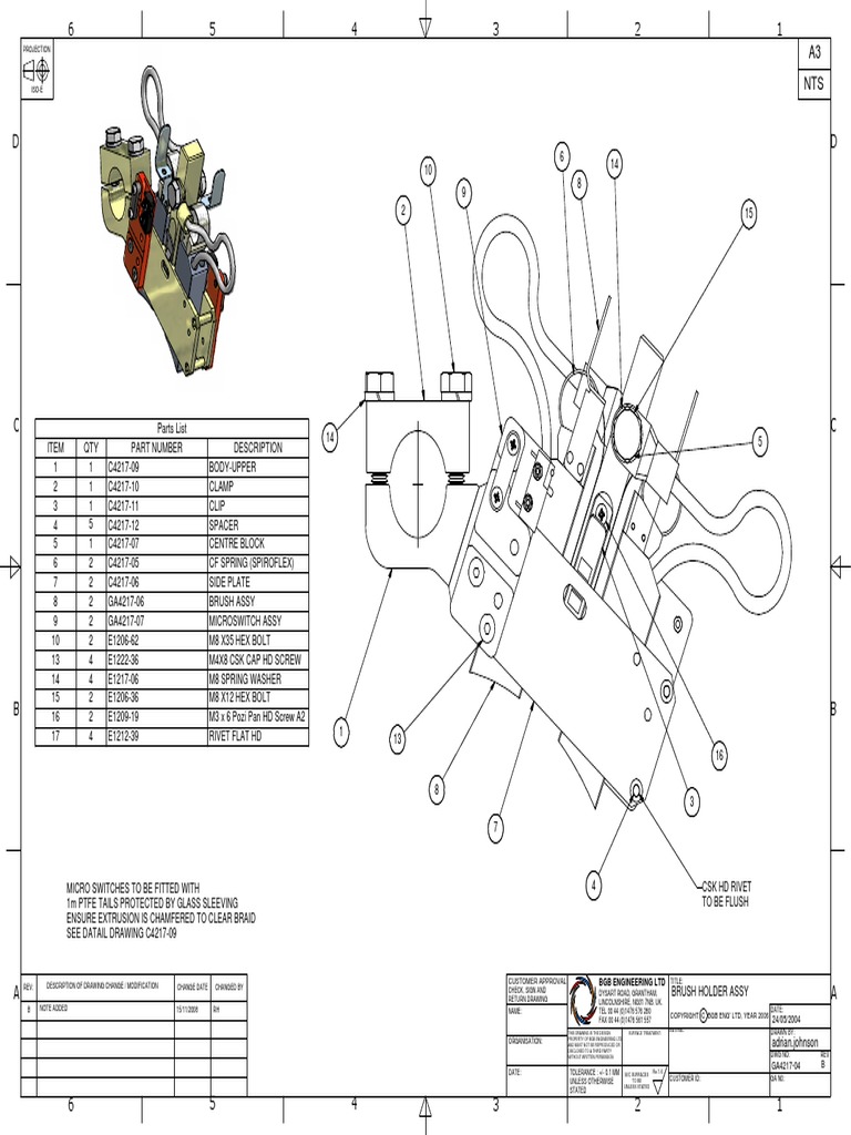 GA4217-04 Rev B | PDF | Materials | Machines