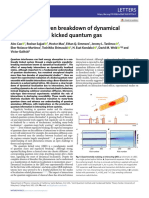 Interaction-Driven Breakdown of Dynamical Localization in A Kicked Quantum Gas