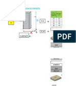 Docificacion de Concreto: 0.07 Bolsas