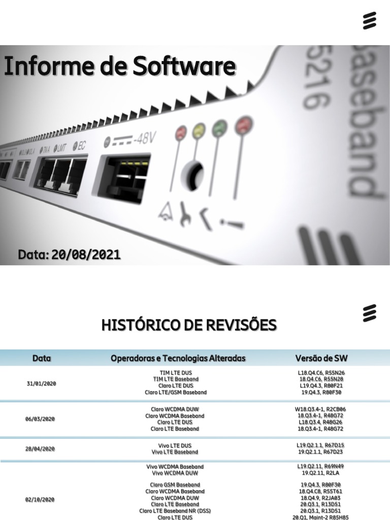 Revisões SW GSM WCDMA LTE - 200821 | Download Free PDF | Digital ...