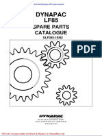 Dynapac Lf85 Parts Manual