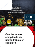 Sesion 3: Introducción A Las Fases de Un Equipo