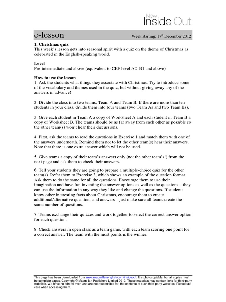 Nio520t christmas quiz pdf quiz