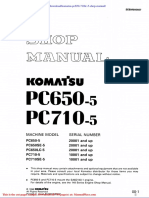 Komatsu Pc650 710lc 5 Shop Manual