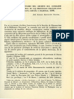 Archivo Comisario General de La Nueva España y Filipinas