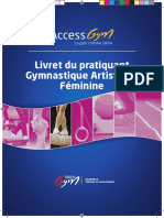 Access. La Gym Comme J Aime. Livret Du Pratiquant Gymnastique Artistique Féminine