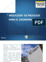 Presentación Inducción de Procesos Educación Continua