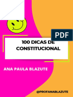 100 Dicas - Constitucional - Oab Xxxviii