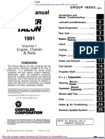 Mitsubishi Laser Talon 1991 Service Manual