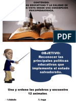 Presentación POLITICAS EDUCATIVAS II