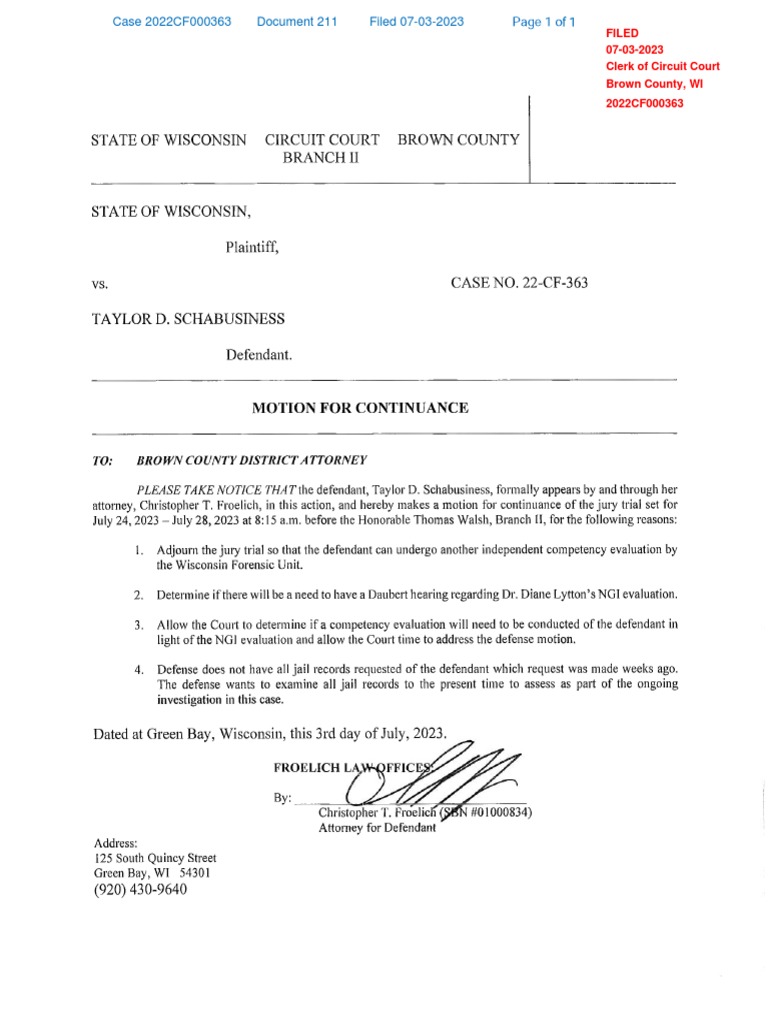Wisconsin Circuit Court Case Search