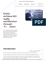 Easily Achieve ISO 13485 Certification Through Digitisation