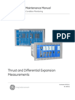 Thrust and Differential Expansion Measurements: Operation and Maintenance Manual