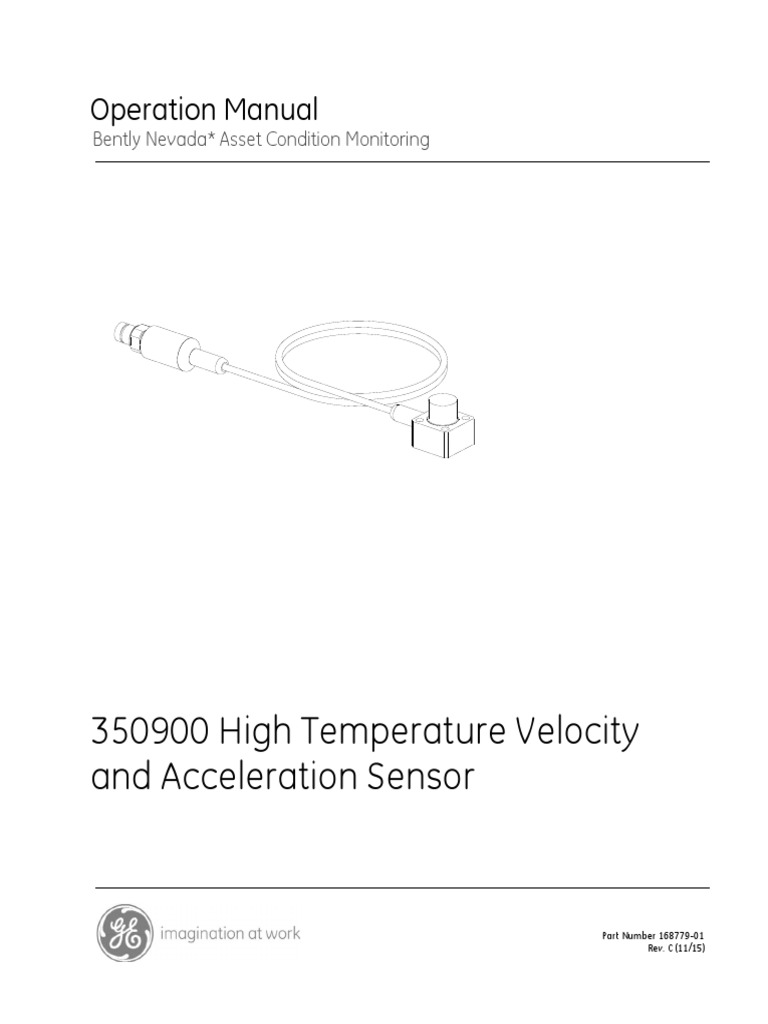 High temperature velocity and acceleration sensor operation manual