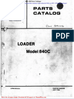 Allis Chalmers Light Industrial 840c SN 4001 4200 Parts Catalogue