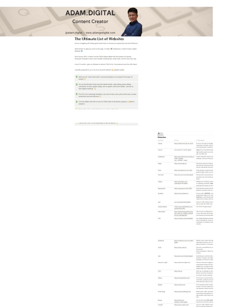 Essential Online Tools for Marketers | PDF | Artificial Intelligence ...