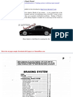 Mazda RX 7 Braking Systems Workshop Repair Manual