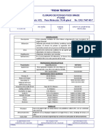 Ficha Tecnica PT-0100 Cloruro de Potasio Food Grade