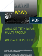 Part 7 - Analisis Titik Impas-BEP (Multi Produk)