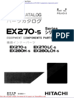 Hitachi Ex270 280 5 Equipment Components Parts