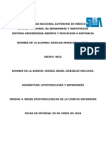 Unidad 4 Bases Epistemologicas de La Ciencia Enfermera Aguilar Morales Maribel Grupo 9621