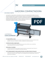 MK P01 F20 00 Duperon Washer Compactor PI Sheet Spanish