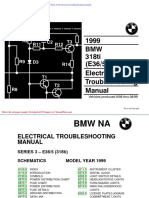 1999 BMW 318ti Electrical Troubleshooting Manual
