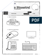 Examen Bimestral I de Computación 4 Años