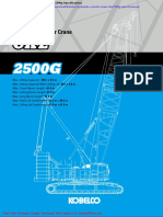 Kobelco Hydraulic Crawler Crane Cke2500g Specifications