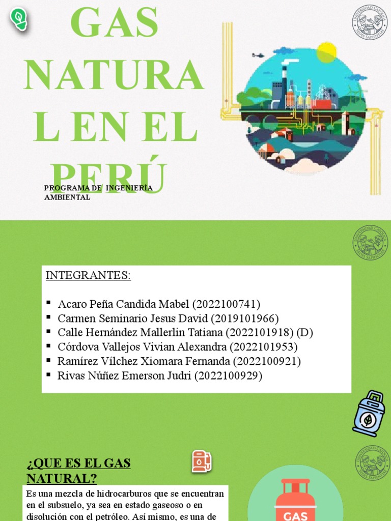 Gas Natural en Perú: Importancia y Demanda | PDF | Gas natural licuado ...