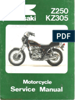 Kawasaki KZ 250 305 79 A 82 Service Manual