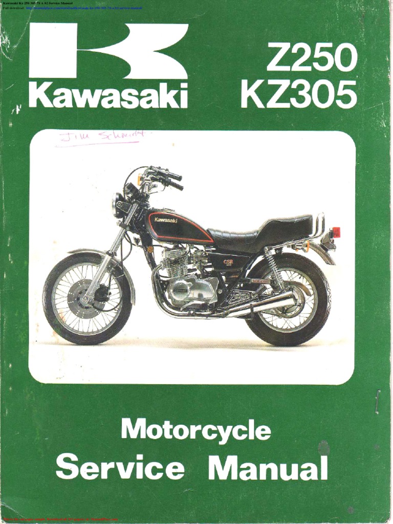 Kawasaki KZ 250/305 Service Manual | PDF