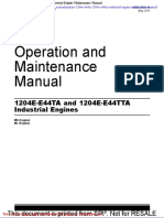 Perkins 1204e E44ta 1204e E44tta Industrial Engine Maintenance Manual