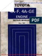Toyota Engine 4a F 4a Ge Repair Manual