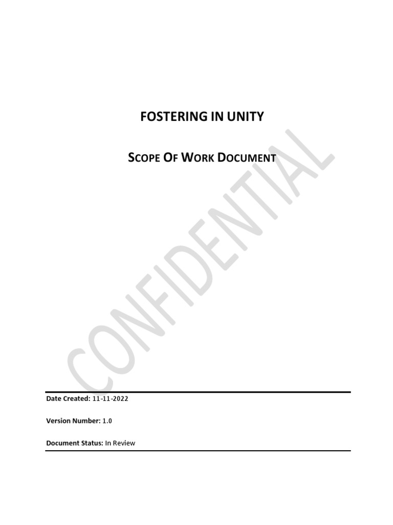 Sample sow fostering in unity project pdf mobile app application