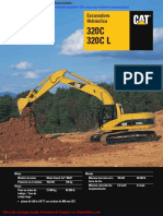 Caterpillar 320c Excavator Technical Characteristics