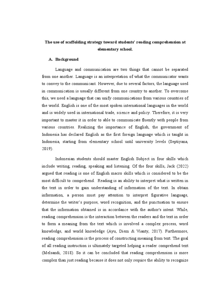 Scaffolding Boosts Reading Skills | PDF | Reading Comprehension | Learning