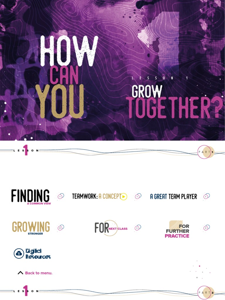 Lesson 1 Teamwork and Leadership PDF Verb Linguistics