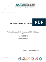 Informe Final de Auditoria - Octubre