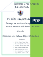 Intituto Rigoberto Cruz Argüello La Libertad, Chontales Mi Idea Emprendedora