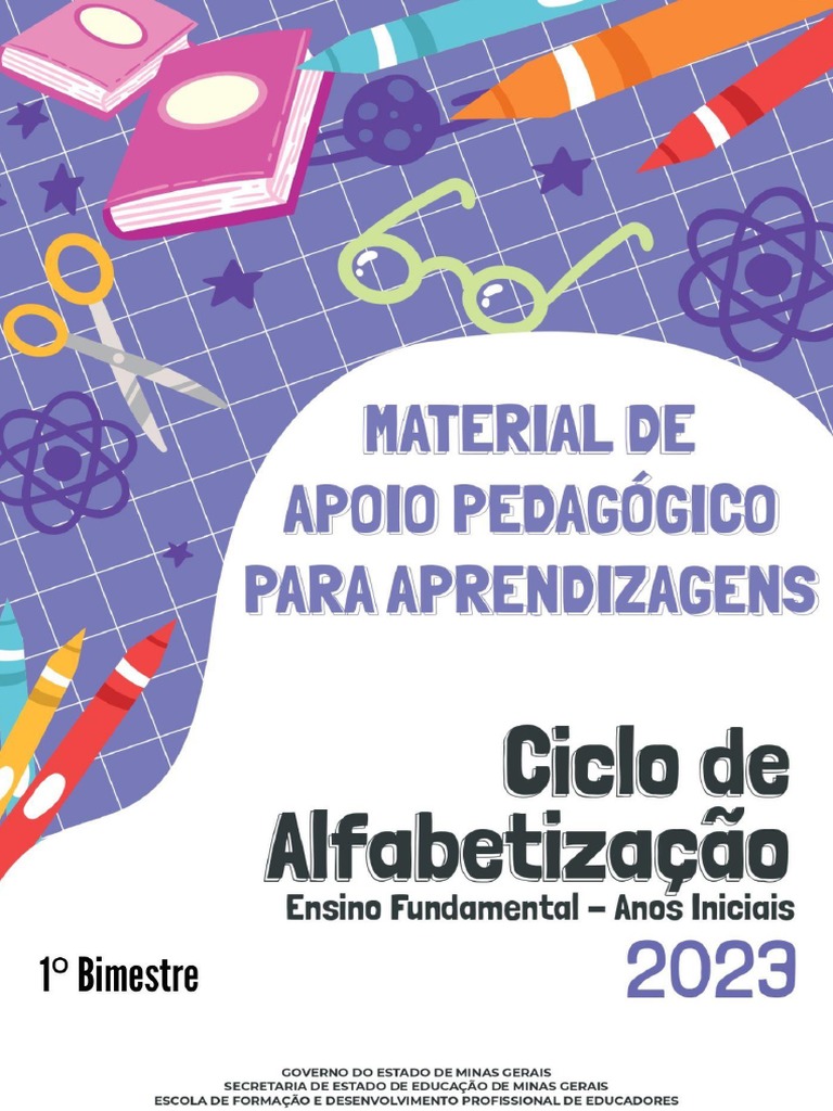 MAPA Ciclo de Alfabetização PF | PDF | Brinquedos | Pedagogia