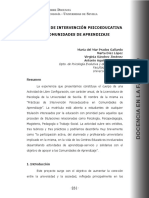 Prácticas de Intervención Psicoeducativa