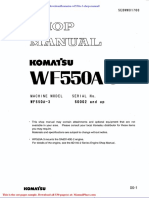 Komatsu Wf550a 3 Shop Manual