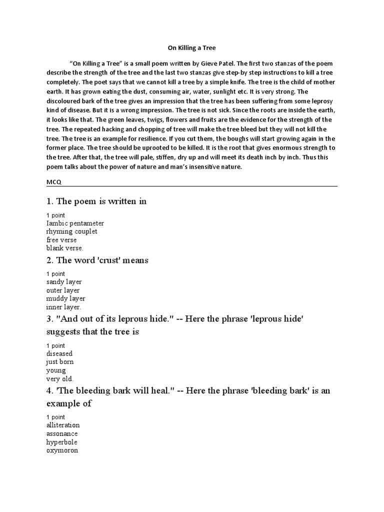 on-killing-a-tree-pdf-trees-poetry