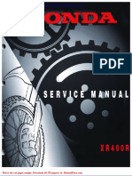 Honda XR 400r Service Manual