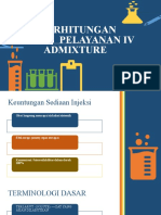 Perhitungan Dalam Pelayanan IV Admixture Fixed Banget