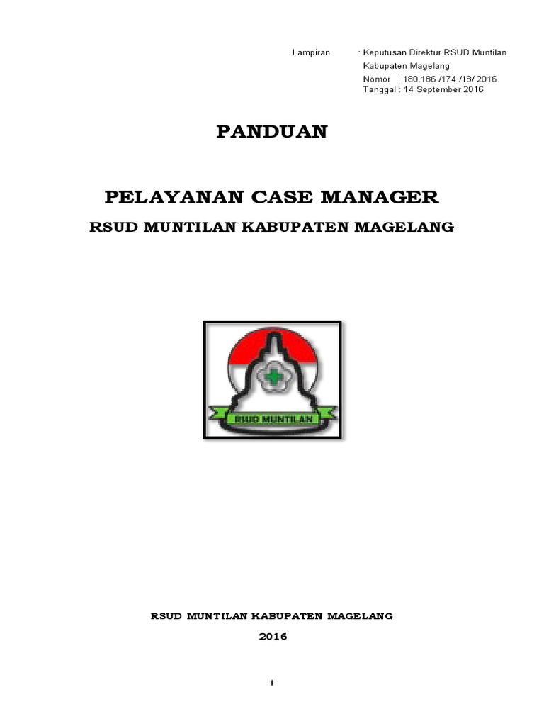Panduan Case Manager | PDF