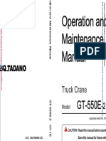 Tadano Gt550e 2 Operation and Maintenance Manual